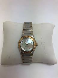 OMEGA Constellation White Mother of Pearl Dial Ladies Watch ...