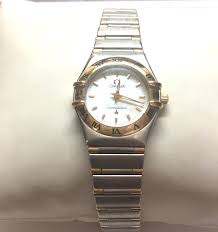 ORIGINAL OMEGA CONSTELLATION LADIES WATCH. TWO TONE 18KT ...