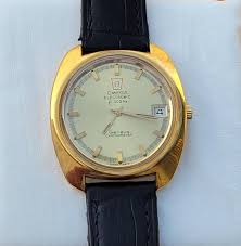 Vintage OMEGA Electronic F300hz Men's Watch: Gold Geneve ...