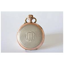 Open face, silver and 12k gold pocket watch, unsigned, Swiss ...