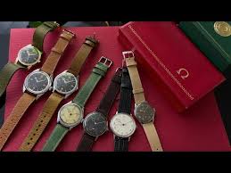 1940s - 1950s Vintage Omega Watches with Pontife and Broad ...