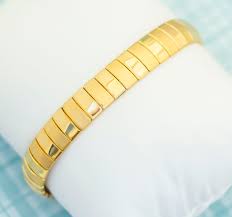 Victorian Golden Modern Bracelet - 7.5 Inch - L5 - Etsy
