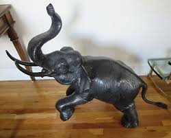 Antique Bronze Elephant Statue Sculpture | eBay
