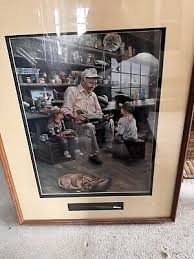 Rate David H. Bollman - Framed Artwork With Paintbrush Man ...