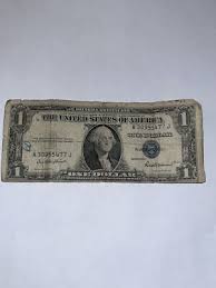 1935 F Series RARE ERROR DOLLAR BILL SILVER CERTIFICATE BLUE SEAL | eBay