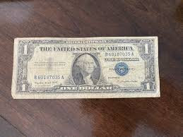 1957 1.00 Silver Certificate - Antique Note - US Small Notes - Obsolete Notes - Must See - Great Gift for Young Collector - Etsy
