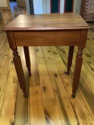 Sold at Auction: Antique One Drawer Walnut Side Table