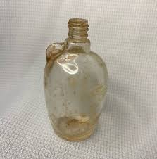 Antique A. D. McKelvy Glass N.Y. N.Y. Jug Bottle Clear 1 3/4 ...