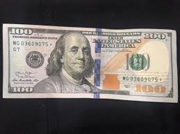 $100 dollar bill note star 2013 authentic MG03609075 Great ...