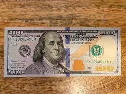 100 Dollar Bill, Anniversary Note 1920 or Birthday Note 05 ...