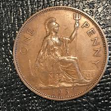 AU DETAILS 1937 GREAT BRITAIN ENGLISH LARGE PENNY CENT-AGT242 | eBay