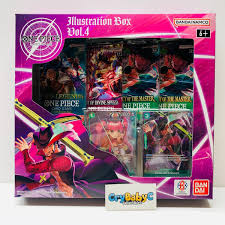 One Piece Illustration Box Vol 4 IB-04 4 Packs 2 Promos ...