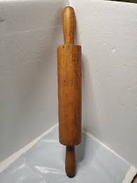 Vintage Wooden Rolling Pin Dough Roller Pastry Roller | eBay