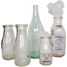 Milk Bottle collection of 5 Hudson, Mass Vintage. For Sale ...