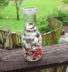 1960s Pet Laboratory Quart Milk Bottle With Vintage Buttons ...