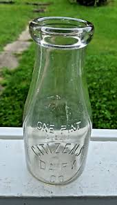 Vintage One Pint Milk Bottle Citizens Dairy Co. | eBay
