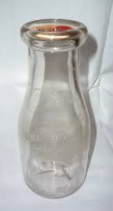 Vintage Inavale Pint Glass Milk Bottle with Paper Lid | eBay