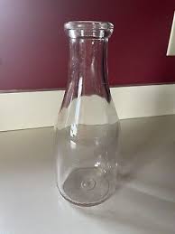 Vintage One Quart Milk Bottle plain-great for crafting | eBay