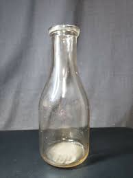 Antique Duraglas Milk Bottle c.1940 Non-Branded | eBay