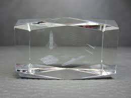 3D Laser Etched Crystal Cube Armed Forces Army Navy Air ...