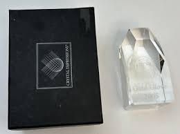 GOLD GLOVE Award Trophy Rockies Fantasy Camp 2005 Crystal ...