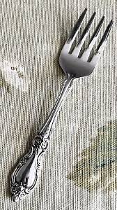 Oneida Community Stainless Flatware LOUISIANA Baby Fork 4 1 ...