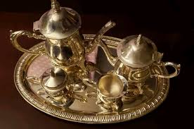 Towle Children's 5-piece Silverplate Coffee And Tea Set ...