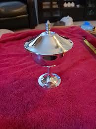 ONEIDA Silversmiths silver-plated candy pedestal dish 5 ...