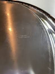 Large WM A Rogers by Oneida Silverplate Serving Platter Tray ...