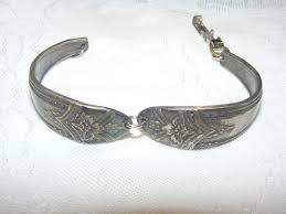 Vintage Handmade Silver Plate Oneida Bracelet Floral Design ...