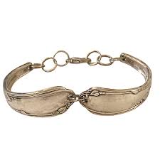 Oneida Japan Stemware Art Sterling Silver Spoon Bracelet ...