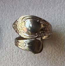 Rogers Silverware Adjustable Ring - Etsy
