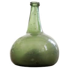 17th Century Dutch Onion Bottle Glass Wine Bottle at 1stDibs | onion bottle from the 1700s, onion bottle for sale, 17th century wine bottle