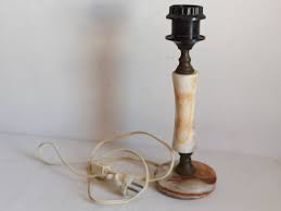 Beautiful Onyx and Brass Table Lamp Base, 1960s, Italian ...