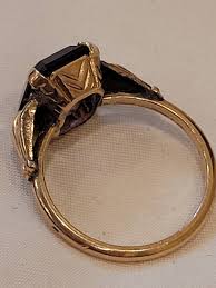 Vintage Mcgarth Hamin 10k Gold Filled Purple Stone Ring, Size 8.5 - Etsy
