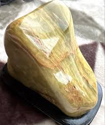 Suiseki Bonseki Bonsai Japanese Garden Zen Green Onyx with ...