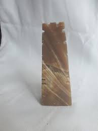 VINTAGE LARGE Carved Onyx Marble Replacement AZTEC Chess ...