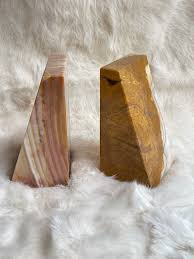 SOLD Vintage Marble Bookends → Hotbox Vintage