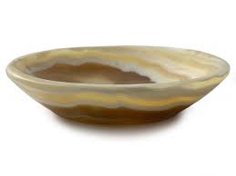 Honey Onyx Polished Circular Bowl (9x9x2cm) – Amonite inc.