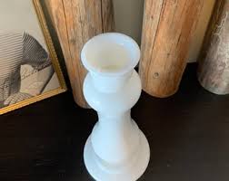 Vintage Milk Glass Vase - E.O. Brody Pawn Shaped M118 - Collectible Milk Glass - Etsy