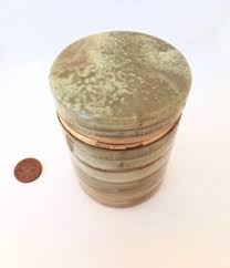 Decorative, Agate, Marble Canister - Vintage Marble ...