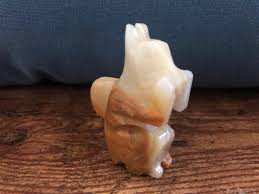 Vintage ALABASTER ONYX Mexico Carved Marble Stone Figure ...