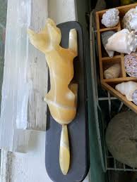 Vintage Onyx Cat Bastet Egyptian on Heavy Stone Base,read ...