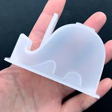 Elephant Phone Holder Silicone Mold | Resin Cell Phone Stand ...