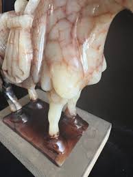 Chinese Tang Dynasty Style Horse Stone Sculpture, Vintage Asian Horse Statue Art | eBay