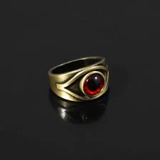 Game Residents Evils 8 Village Ring Vintage Maroon Eye Rings ...