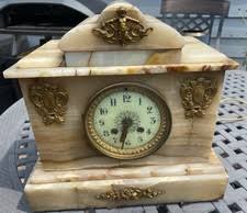 Marble Mantel Clock In Collectible Shelf & Mantel Clocks (1930-1969) for sale | eBay