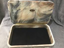 Genuine Incolay Stone Handcrafted Jewelry Box Rectangular ...