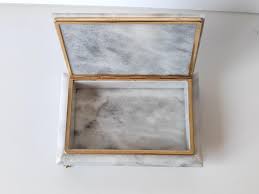 Large Marble Trinket Box, Antique Jewelry Box, Vintage ...