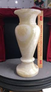 Gorgeous Onyx Marble Flower Vase 12'' tall, very heavy | eBay